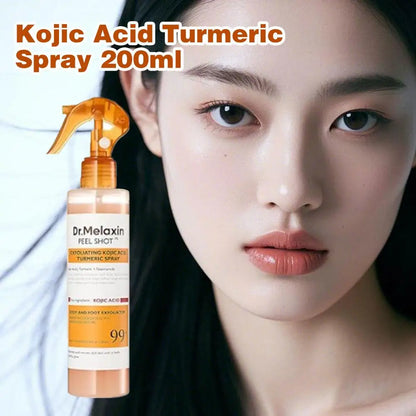 Korean Dr.Melaxin Peel Shot Exfoliating Kojic Acid Turmeric Spray Soothing Moisturizing Brighten Exfoliating Kojic Acid 200Ml