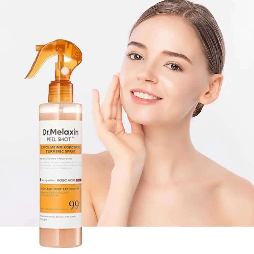 Korean Dr.Melaxin Peel Shot Exfoliating Kojic Acid Turmeric Spray Soothing Moisturizing Brighten Exfoliating Kojic Acid 200Ml