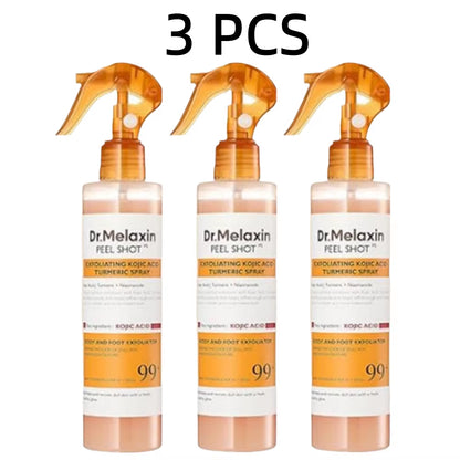 Korean Dr.Melaxin Peel Shot Exfoliating Kojic Acid Turmeric Spray Soothing Moisturizing Brighten Exfoliating Kojic Acid 200Ml